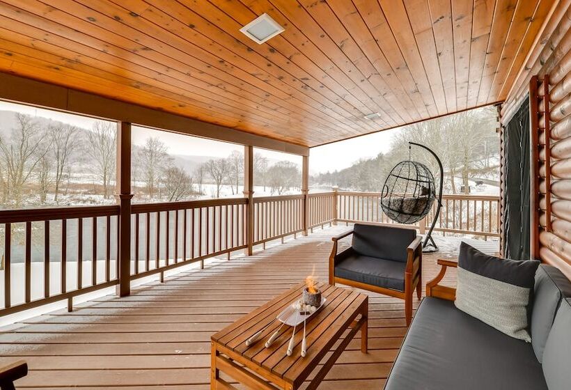 Mtn View Catskills Cabin On Delaware River!