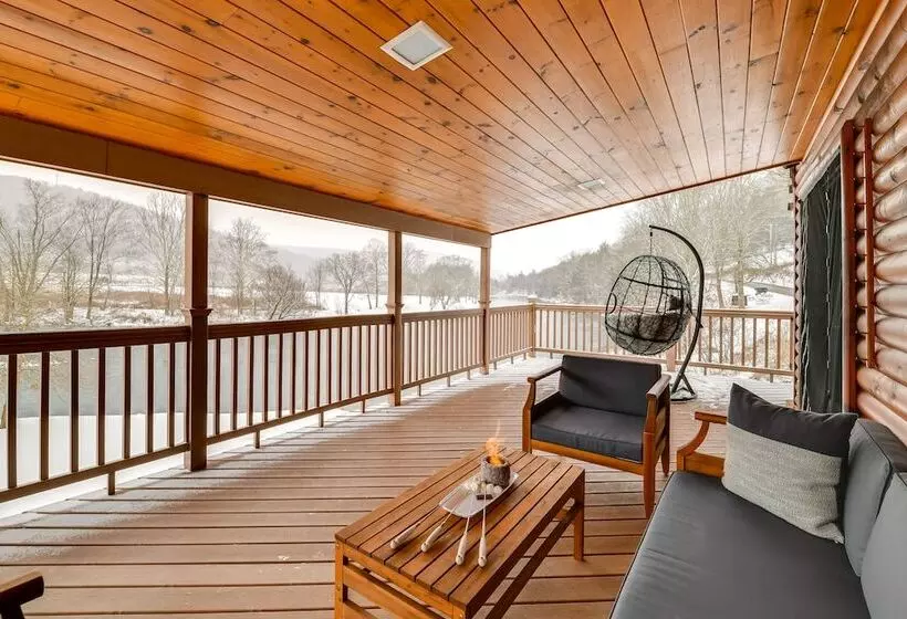 Mtn View Catskills Cabin On Delaware River!