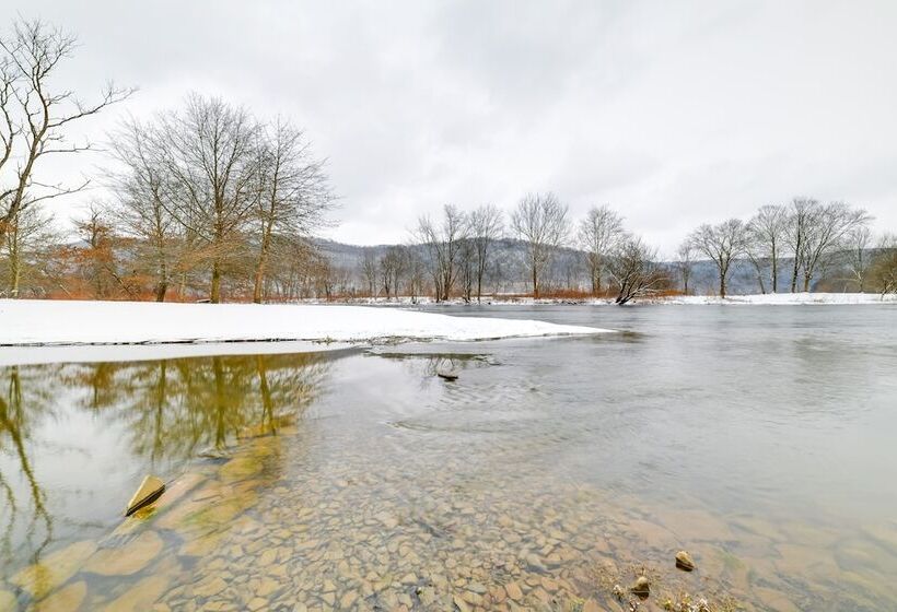 Mtn View Catskills Cabin On Delaware River!