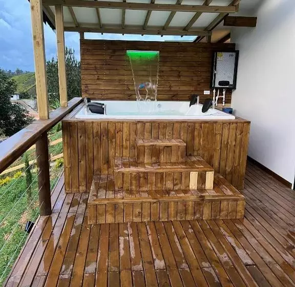 ホテル Cabañas Campestres Bosque Encantado
