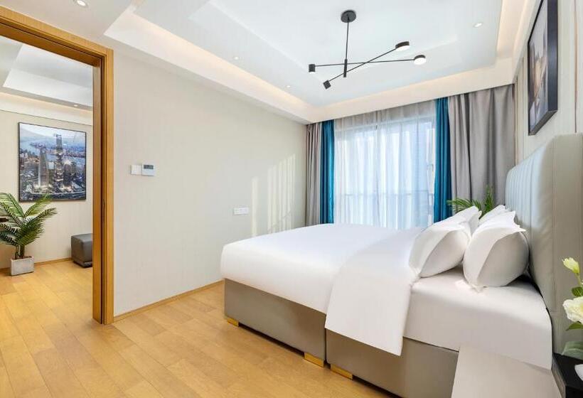 Doria Home International Apartment  Guangzhou Huijin Ifc Keyun Road Metro Branch Canton Fair Free Sh