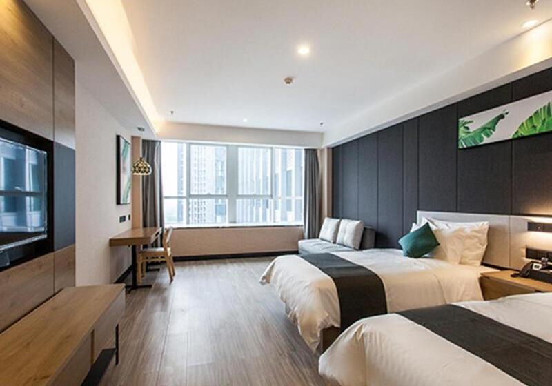 בית מלון כפרי Thank Inn Chain Zibo Beijing Road Muyang Village