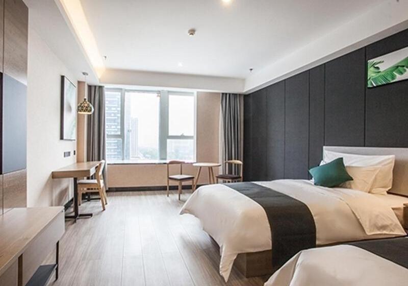 בית מלון כפרי Thank Inn Chain Zibo Beijing Road Muyang Village