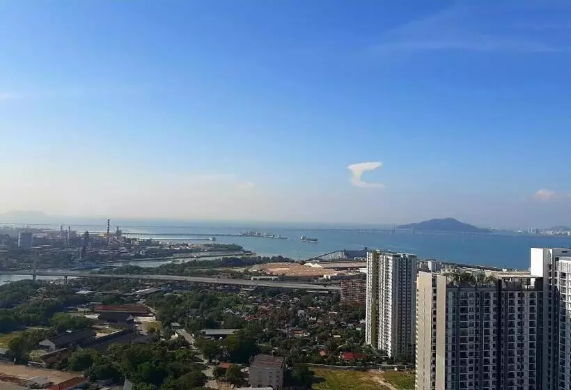 ペンション Woodsbury Suites Ikea House Butterworth Penang