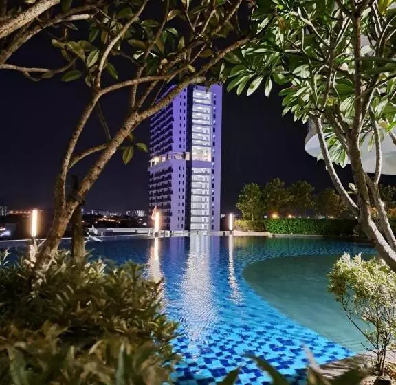 ペンション Woodsbury Suites Ikea House Butterworth Penang