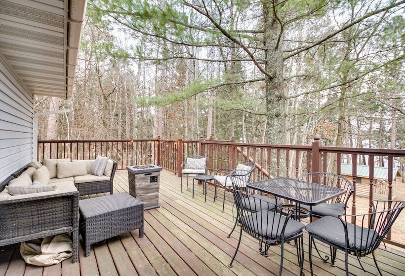 Lakefront Minnesota Home W/ Deck, Dock & Fire Pit