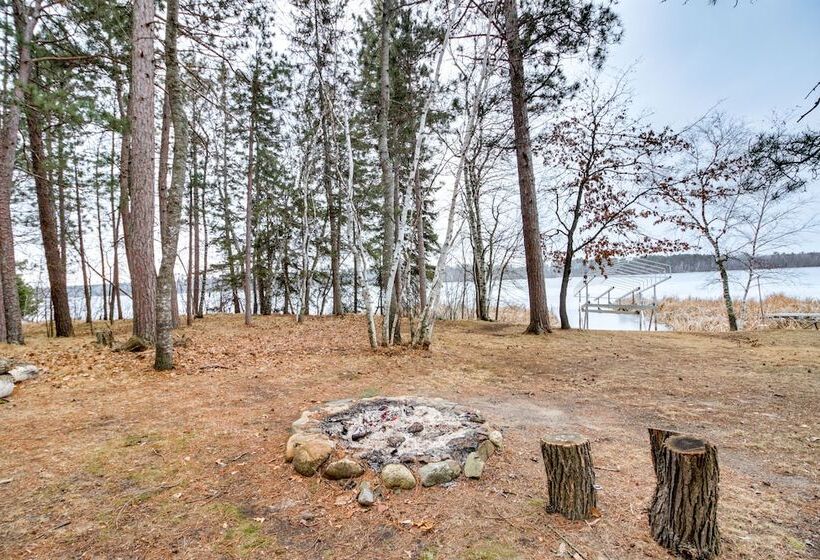 Lakefront Minnesota Home W/ Deck, Dock & Fire Pit