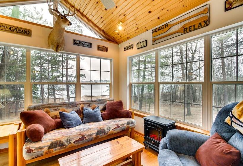 Lakefront Minnesota Home W/ Deck, Dock & Fire Pit