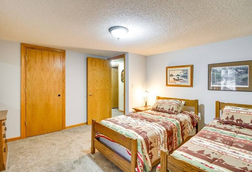 Lakefront Minnesota Home W/ Deck, Dock & Fire Pit