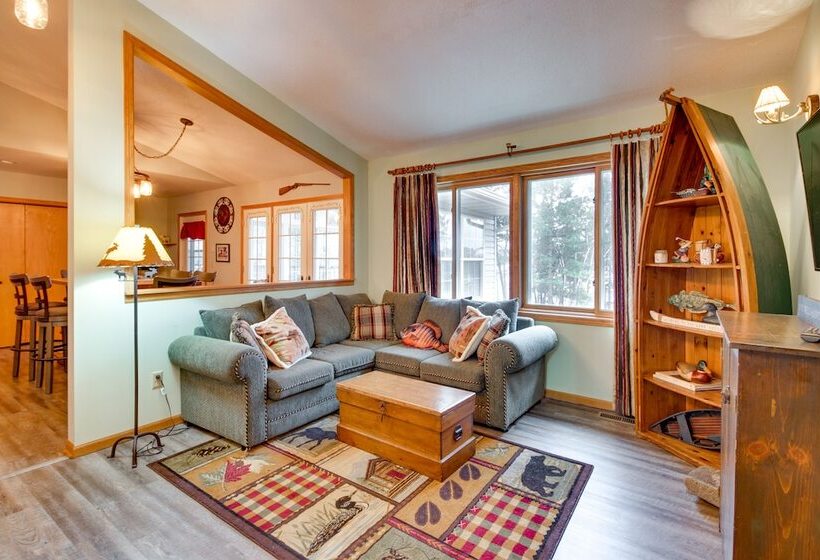 Lakefront Minnesota Home W/ Deck, Dock & Fire Pit