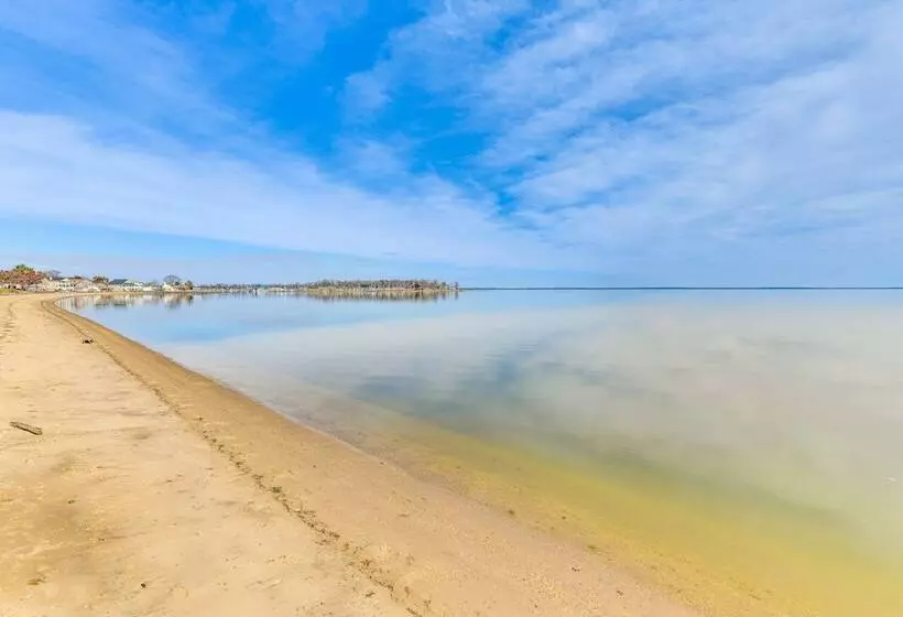 Riverfront Colonial Beach Home W/ Private Beach!