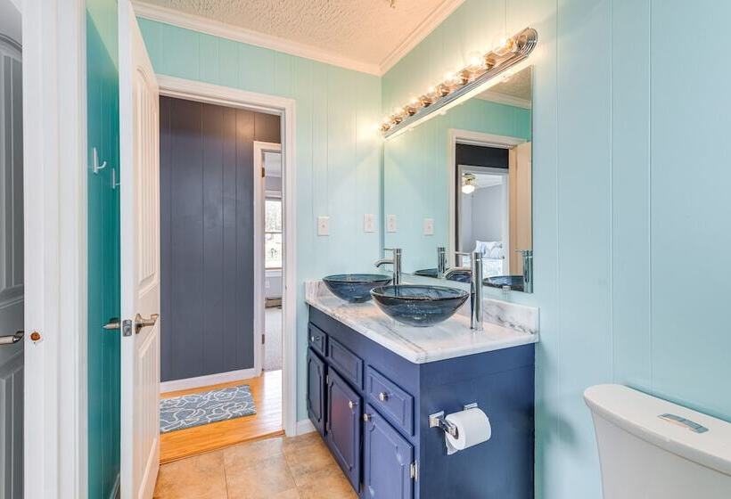 Riverfront Colonial Beach Home W/ Private Beach!