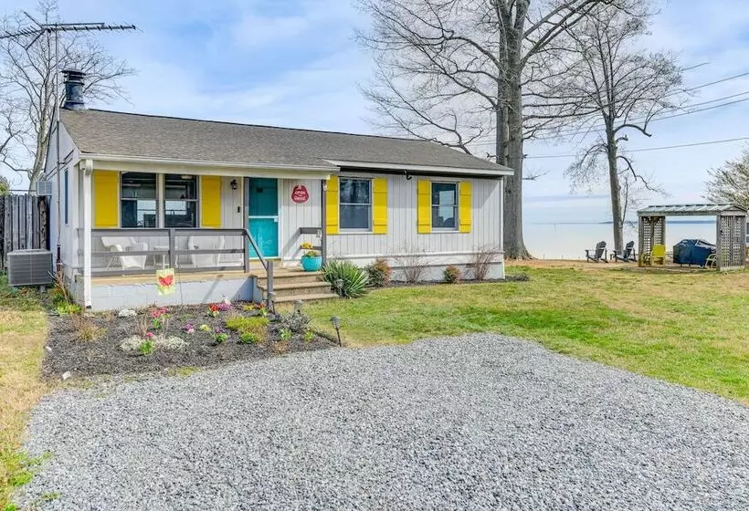 Riverfront Colonial Beach Home W/ Private Beach!