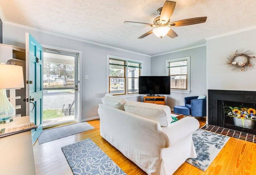 Riverfront Colonial Beach Home W/ Private Beach!