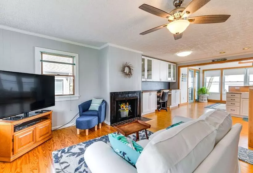 Riverfront Colonial Beach Home W/ Private Beach!