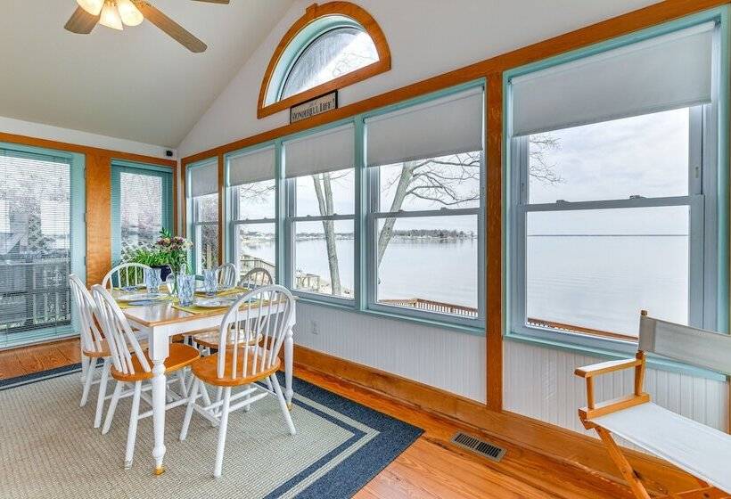 Riverfront Colonial Beach Home W/ Private Beach!