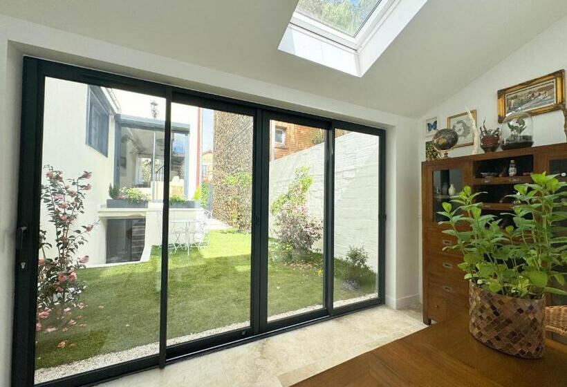 بنسيون Maison Avec Jardin à 5min De Paris Jo 2024