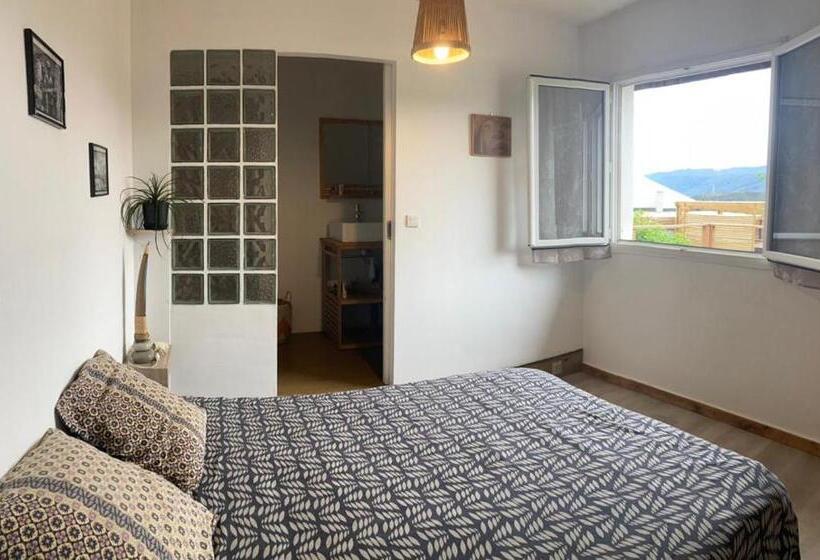 تختخواب و صبحانه Petite Chambre Vue Piton Des Neiges Les Capucines Du Volcan