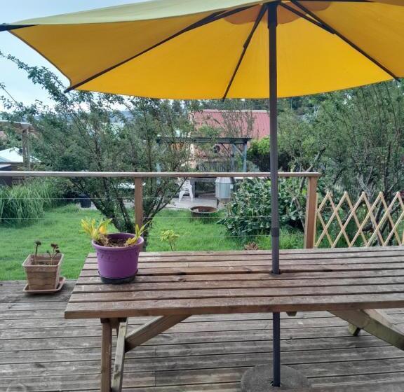 تختخواب و صبحانه Petite Chambre Vue Piton Des Neiges Les Capucines Du Volcan