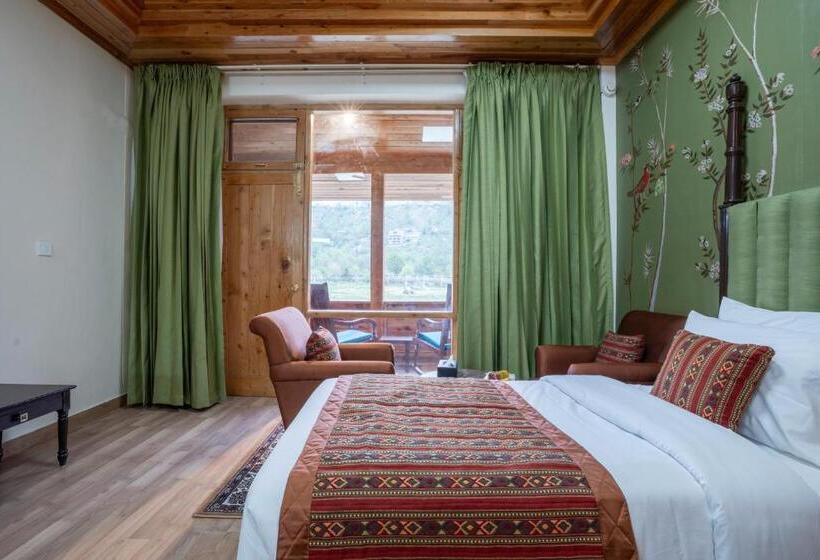 בית מלון כפרי Ezzenza Swarg By Beas Golf Resort Devlok Manali