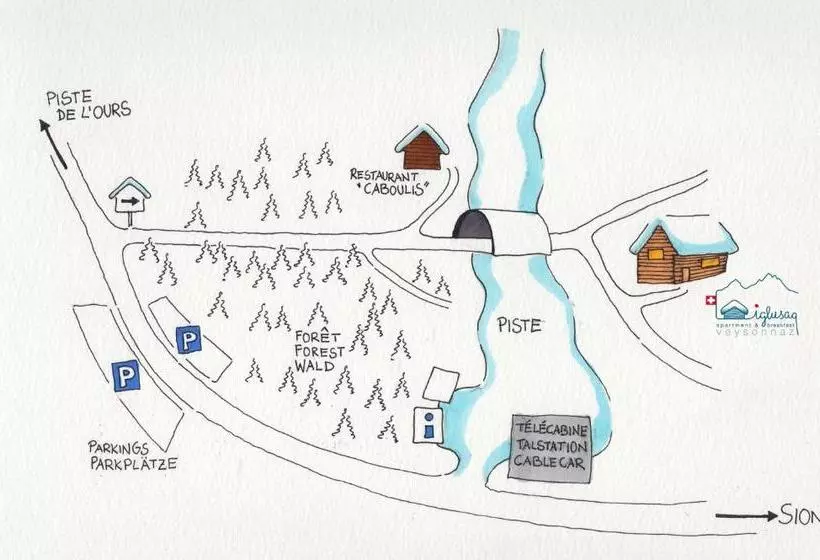 تختخواب و صبحانه Iglusaq Lodge