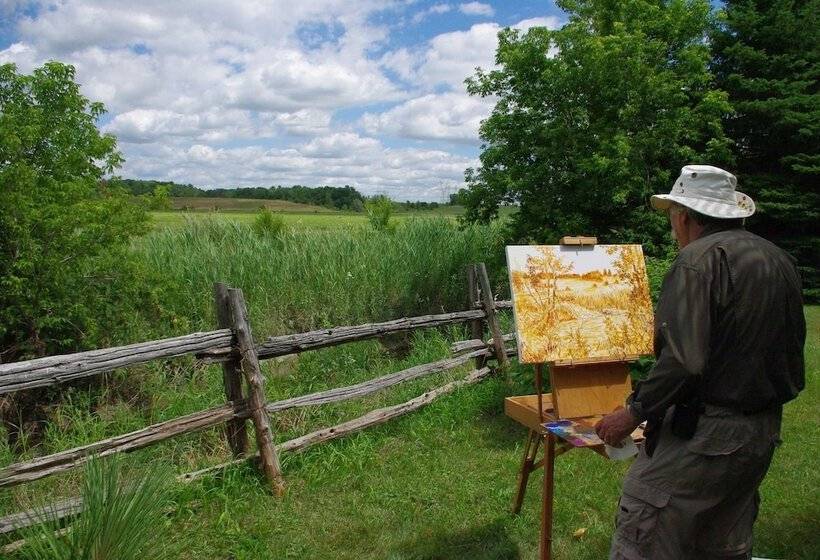 مبيت وإفطار Atelier Galerie Anne Drouin Peinture & Pension