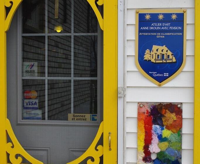 مبيت وإفطار Atelier Galerie Anne Drouin Peinture & Pension
