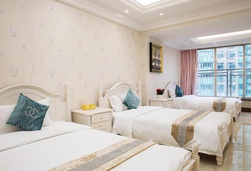 酒店 Waifiden Guangzhou Haizhu Square Wanyi Apartment