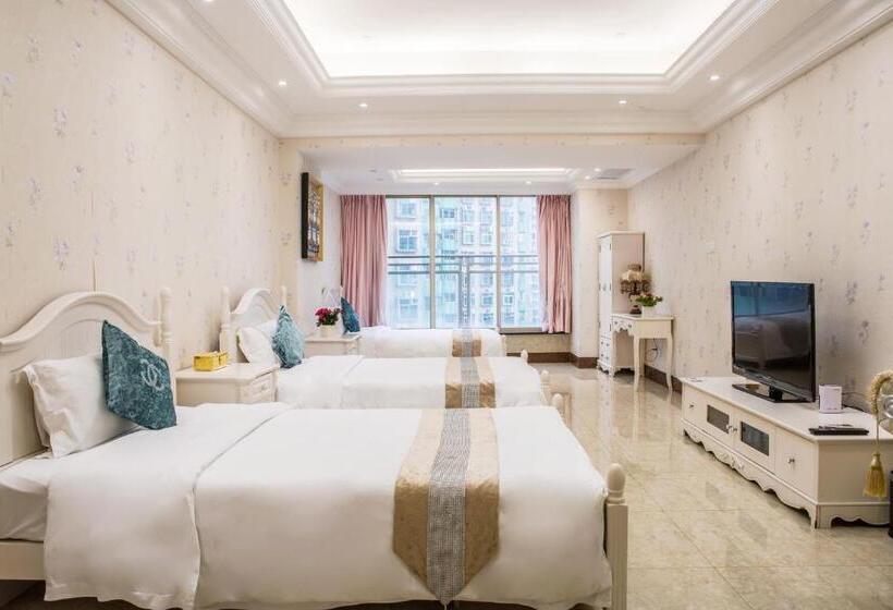 酒店 Waifiden Guangzhou Haizhu Square Wanyi Apartment