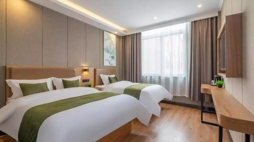 Hotelli Greentree Inn Jining Jianshe Road
