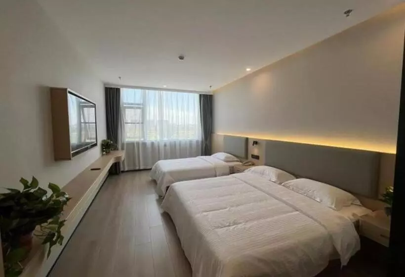ホテル Greentree Inn Xuzhou West District Huohua Shell