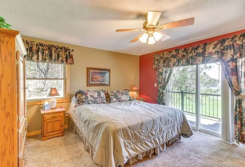 Private Lakefront Emily Home W/ Yard & Fire Pit!