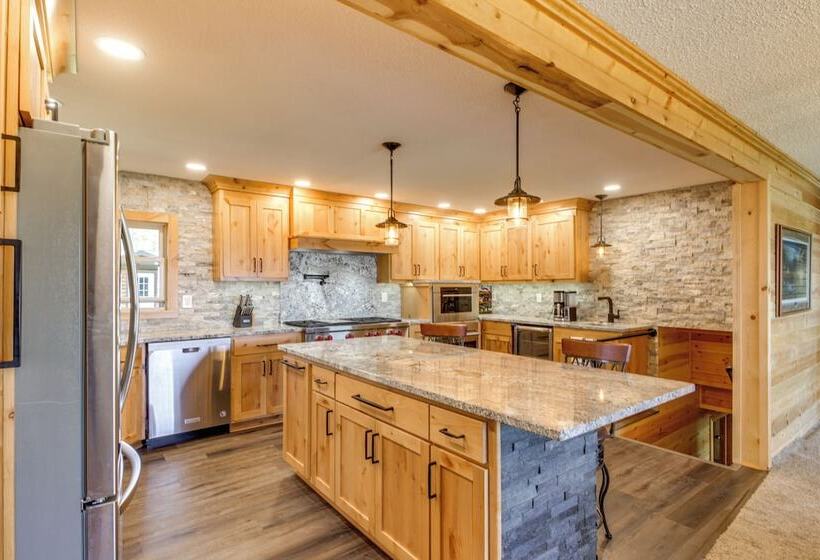 Private Lakefront Emily Home W/ Yard & Fire Pit!