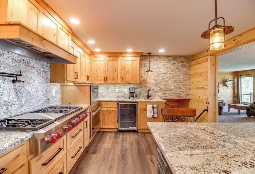 Private Lakefront Emily Home W/ Yard & Fire Pit!