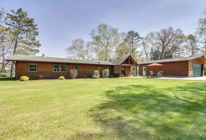 Private Lakefront Emily Home W/ Yard & Fire Pit!