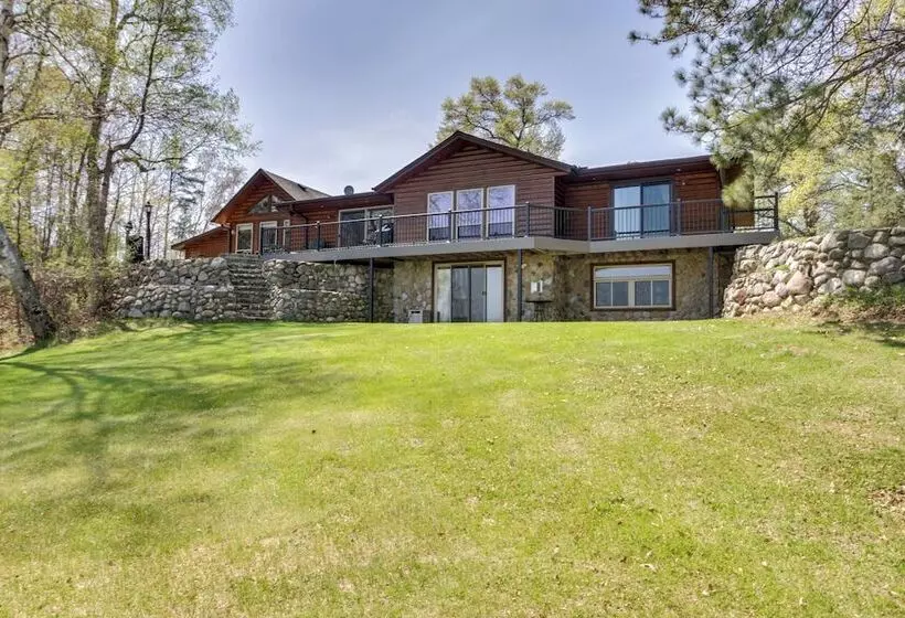 Private Lakefront Emily Home W/ Yard & Fire Pit!