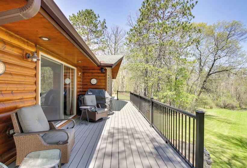 Private Lakefront Emily Home W/ Yard & Fire Pit!