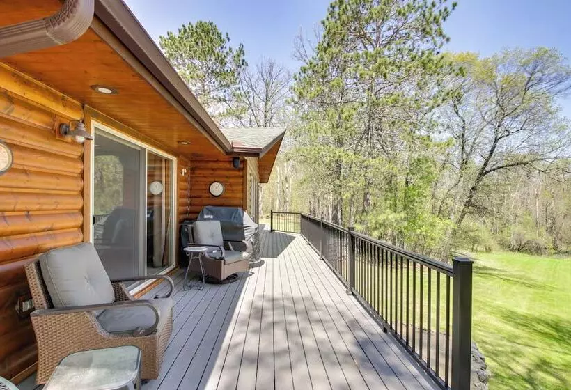 Private Lakefront Emily Home W/ Yard & Fire Pit!