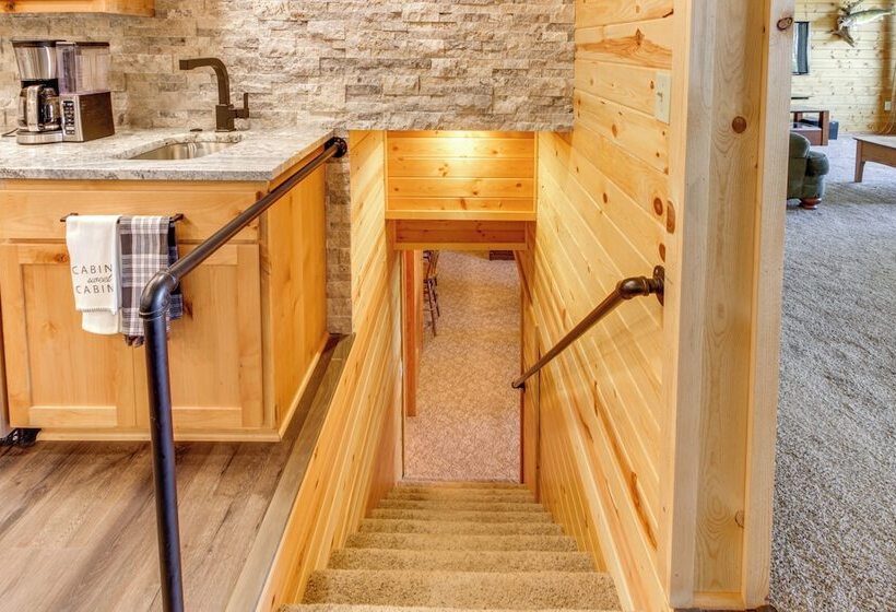 Private Lakefront Emily Home W/ Yard & Fire Pit!