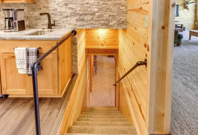 Private Lakefront Emily Home W/ Yard & Fire Pit!