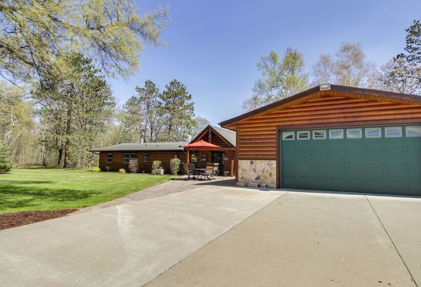 Private Lakefront Emily Home W/ Yard & Fire Pit!