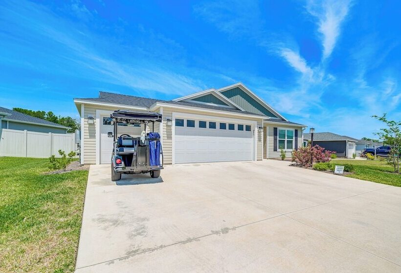 Furnished Lanai & Golf Cart: The Villages Home!