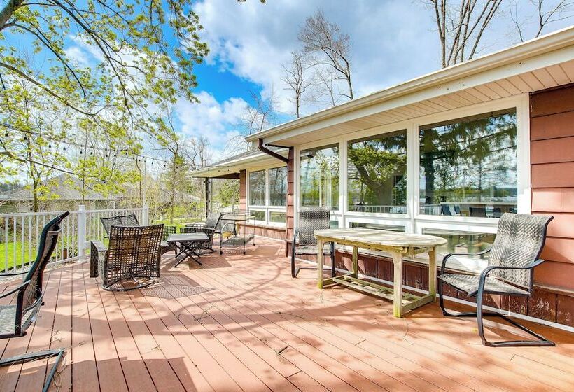 Lakefront Campbellsport Retreat W/ Dock & Yard!