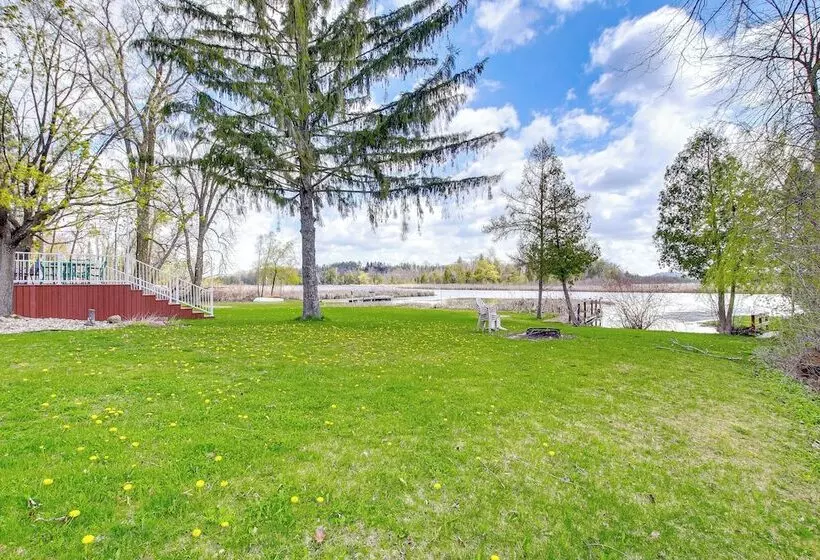 Lakefront Campbellsport Retreat W/ Dock & Yard!