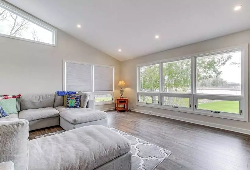 Lakefront Campbellsport Retreat W/ Dock & Yard!