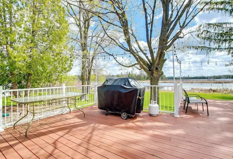 Lakefront Campbellsport Retreat W/ Dock & Yard!