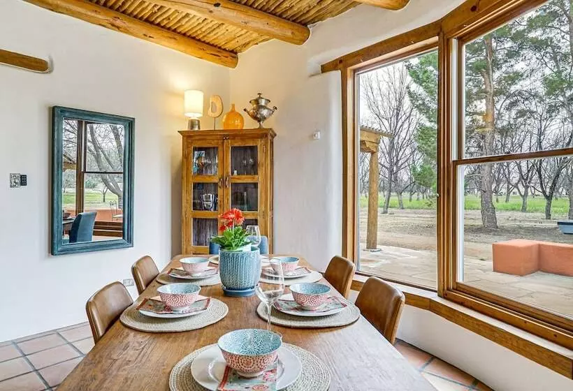 Las Cruces Santa Fe Style Adobe Home On 6 Acres!