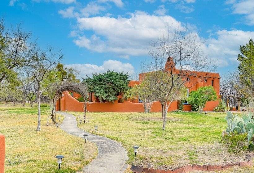 Las Cruces Santa Fe Style Adobe Home On 6 Acres!