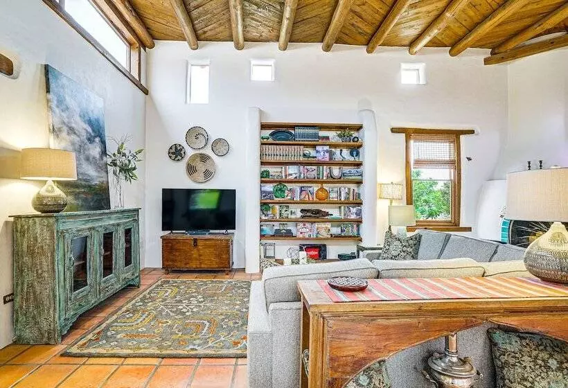 Las Cruces Santa Fe Style Adobe Home On 6 Acres!