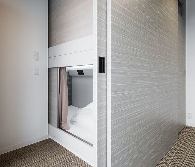 בית מלון כפרי Capsule Resort Kyoto Square